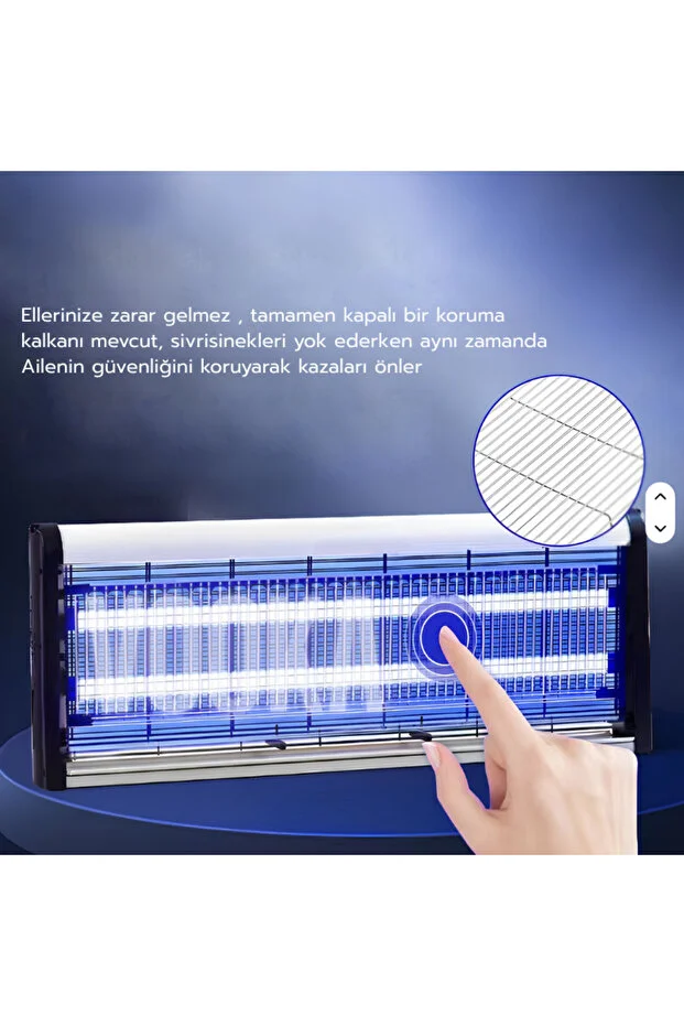  20W Elektrikli UV Sinek Öldürücü Lamba | Sivrisinek Kovucu | Sessiz Güçlü Haşere Kovucu | İç ve Dış Mekan Kullanımına Uygun 10W+10W auhma